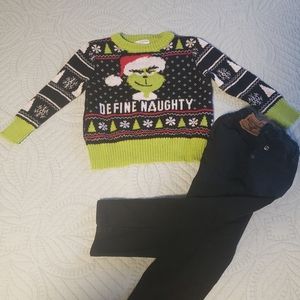The Grinch Toddler Outfit